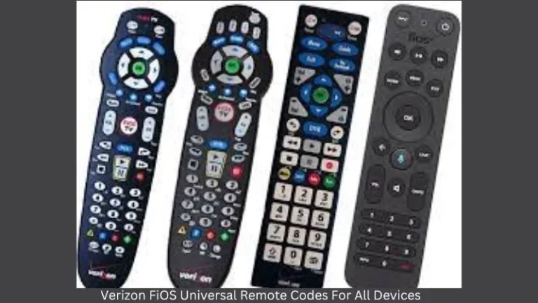 Verizon FiOS Universal Remote Codes For All Devices