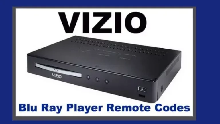 Vizio Blu-ray Universal Remote Codes