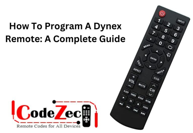 How To Program A Dynex Remote