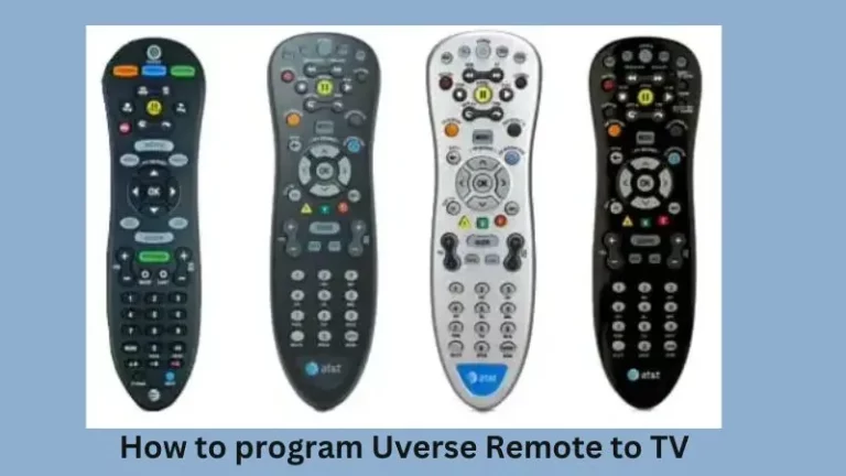 How to program Uverse Remote to TV