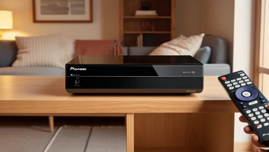 Pioneer Blu-ray player with universal remote