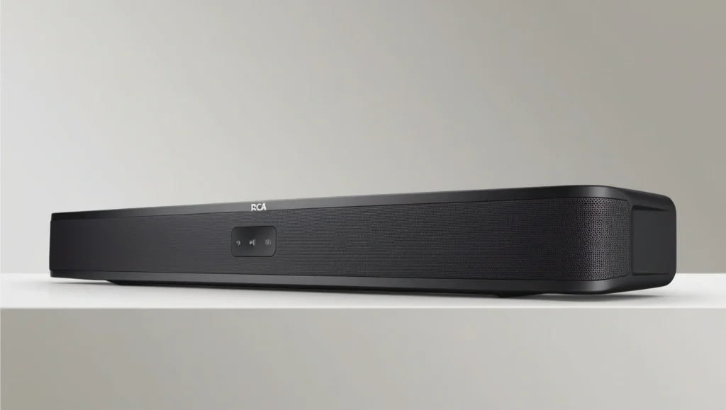RCA soundbar front panel