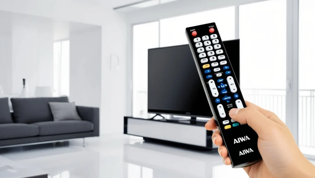 Universal remote control for Aiwa TV