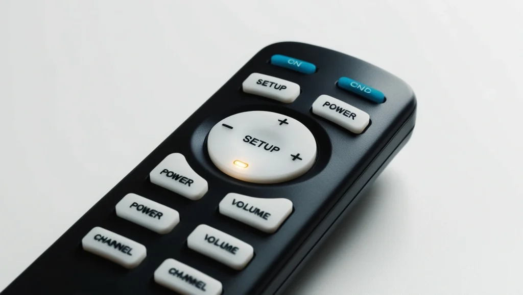 Universal remote control buttons